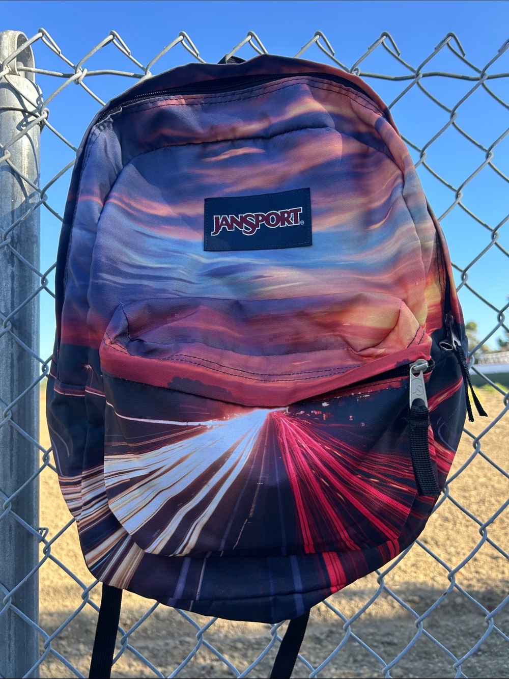 JanSport High Stakes Backpack in "Multi Traffic Lights" (Discontinued Print!)